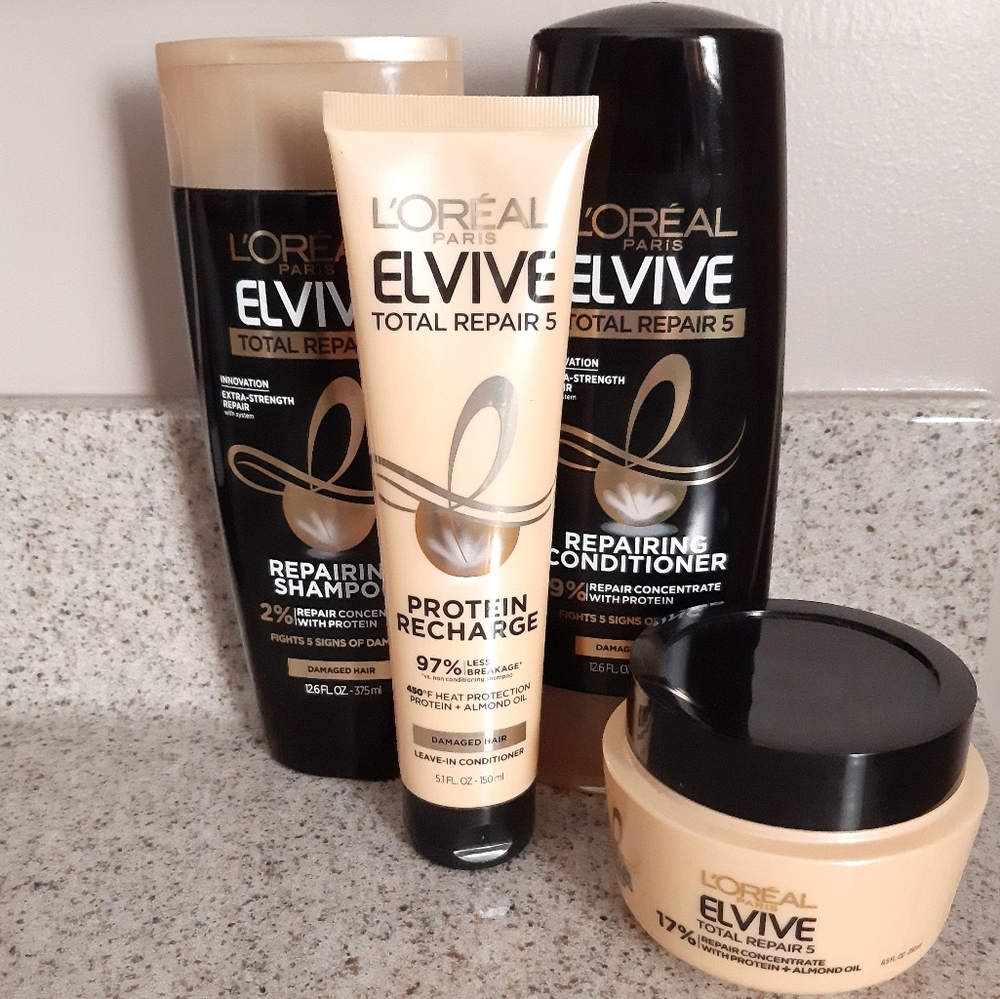 L'oreal Paris Elvive Total Repair 5 Haircare Bundle - Picture 5 of 12
